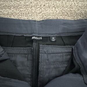 Briggs New York Black Boot Cut Pants